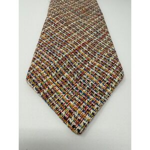 Vintage GANT Woody 100% Silk Neck Tie Multicolor Woven Textured 57"